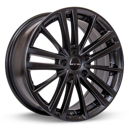 Rtx Alloy Wheel, COSMOS 17X7.5 5-114.3 42P C56.1 SATIN BLACK 081682